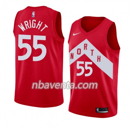 Camiseta Hombre Toronto Raptors Delon Wright 55 2018-19 Nike Rojo Swingman